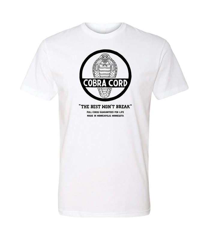 WHITE COBRA SNAKE T SHIRT