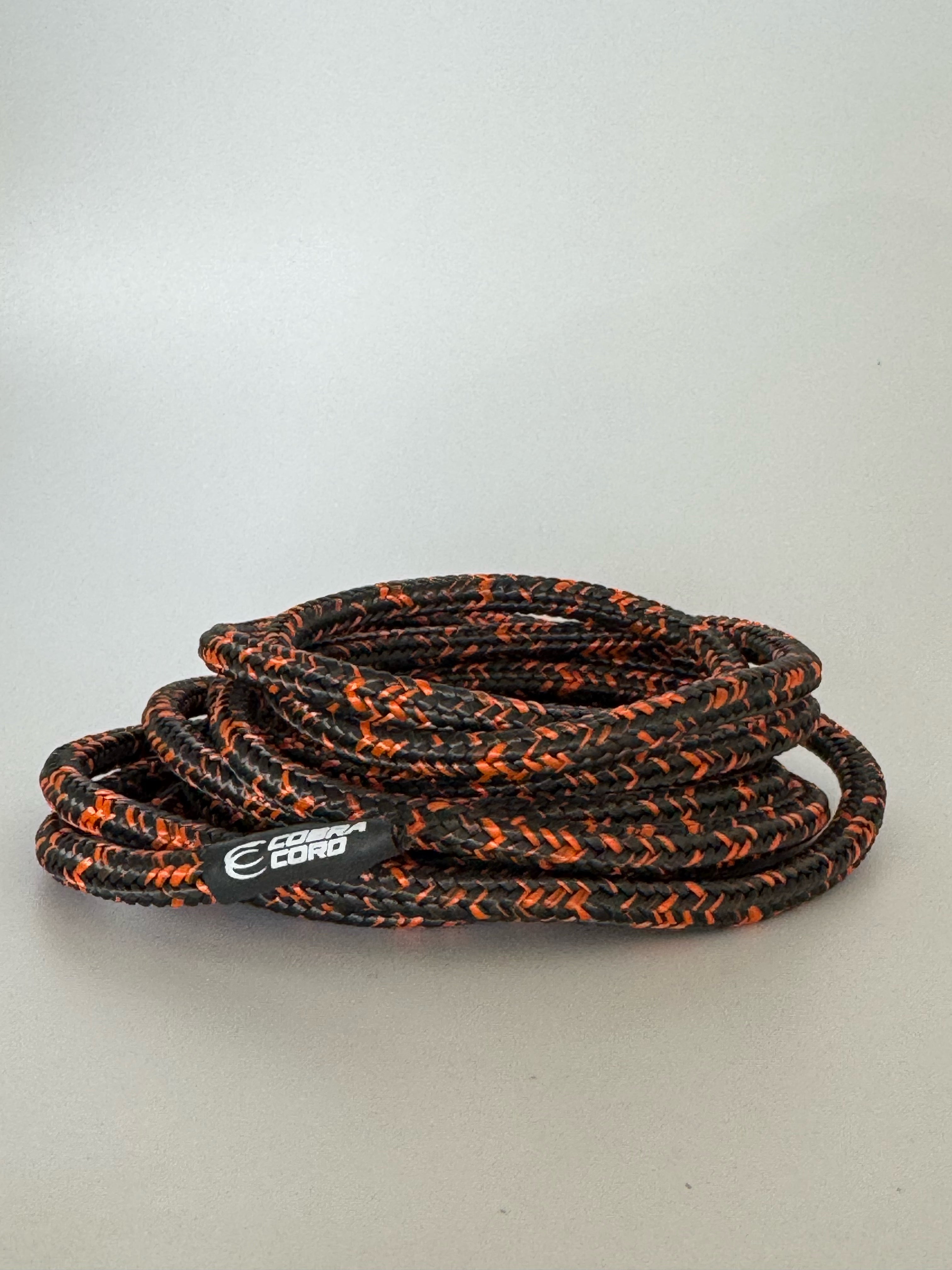 Orange speckled Cobra snowmobile pull cord