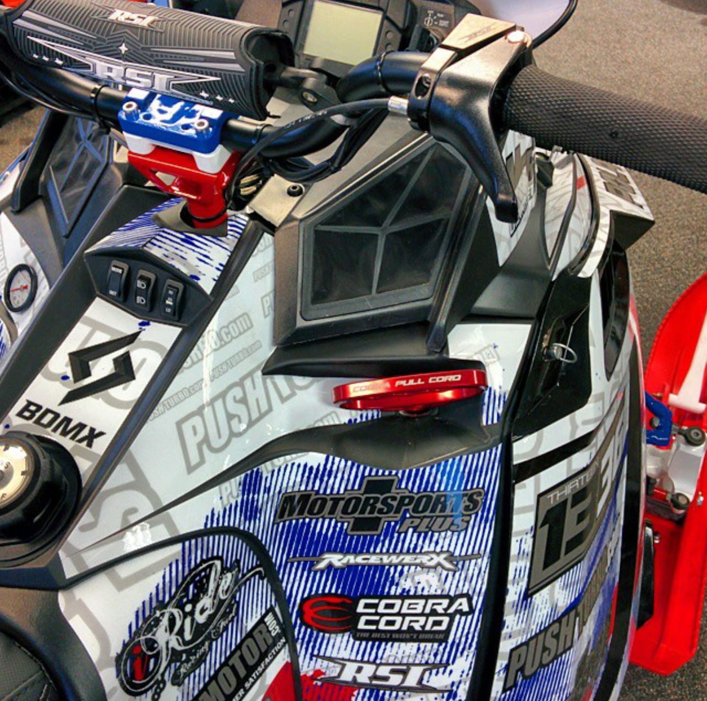 Red Cobra Pull Cord Handle