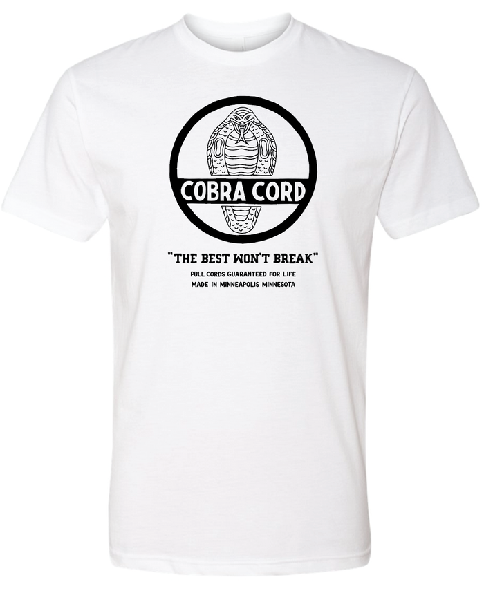 WHITE COBRA SNAKE T SHIRT